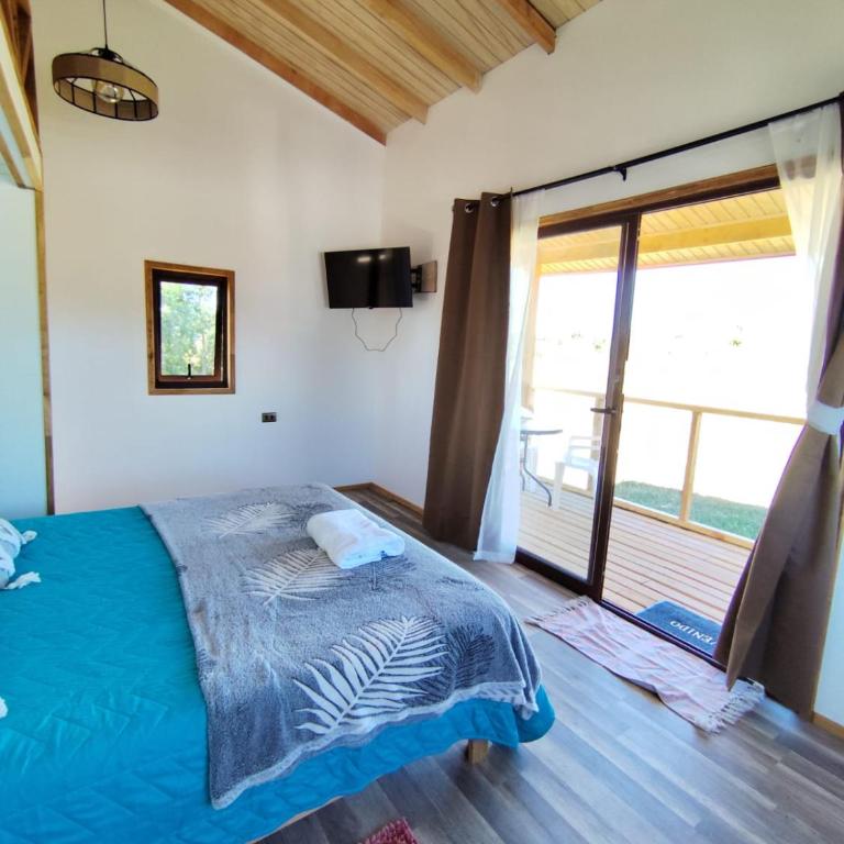 Hostal y Domos Bello Horizonte - Cabaña con vistas al jardín - 15