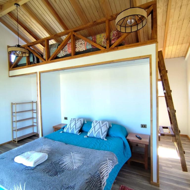 Hostal y Domos Bello Horizonte - Cabaña con vistas al jardín - 14