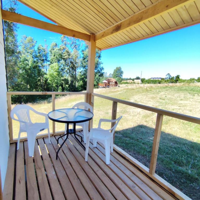 Hostal y Domos Bello Horizonte - Cabaña con vistas al jardín - 10