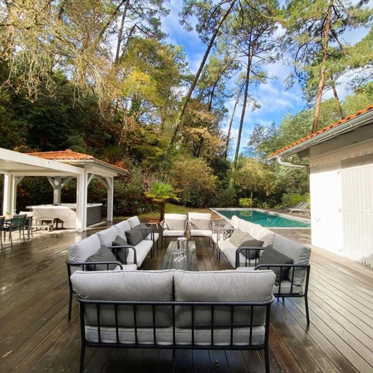 Villa spacieuse avec jacuzzi et piscine chauffée à Hossegor - FR-1-413-261 - Villa - 5
