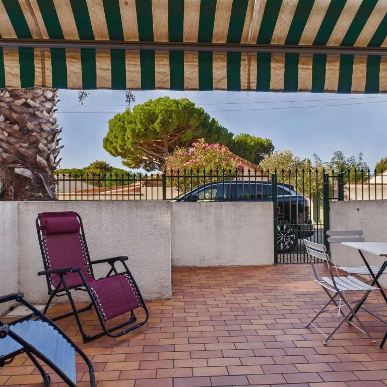 Grau d'Agde : Appartement 2 pièces, piscine, 4 pers. - Appartement 1 Chambre - 8