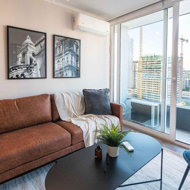 HOM I Parking l Piscina l Metro Irarrazaval l Gym - Apartment - 7