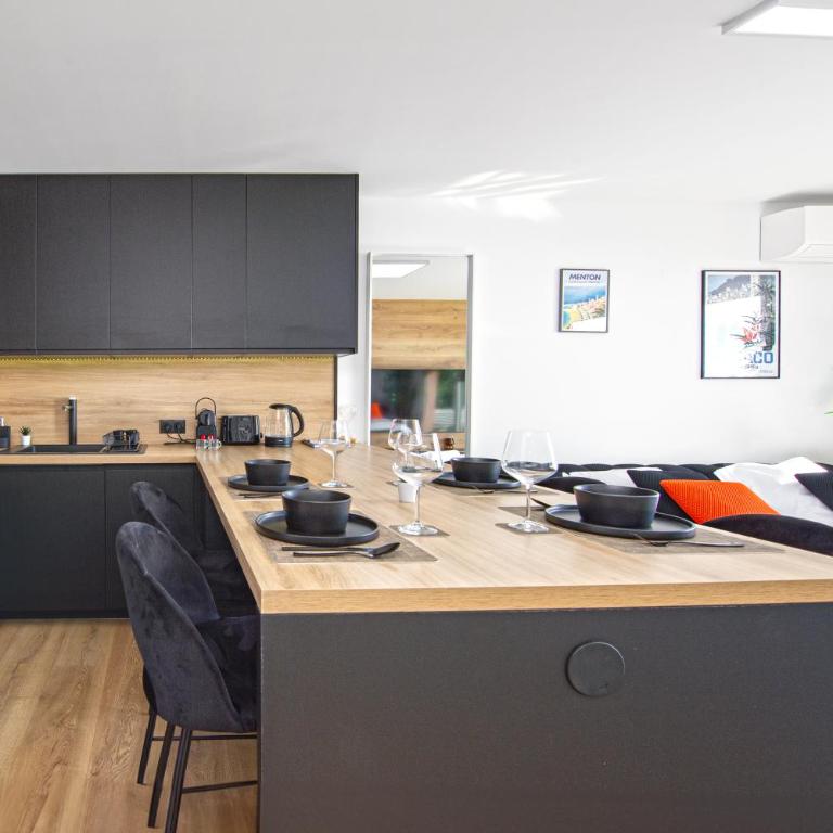 Vue mer époustouflante - Terasse et parking - FK - Appartement 1 Chambre avec Terrasse - 11