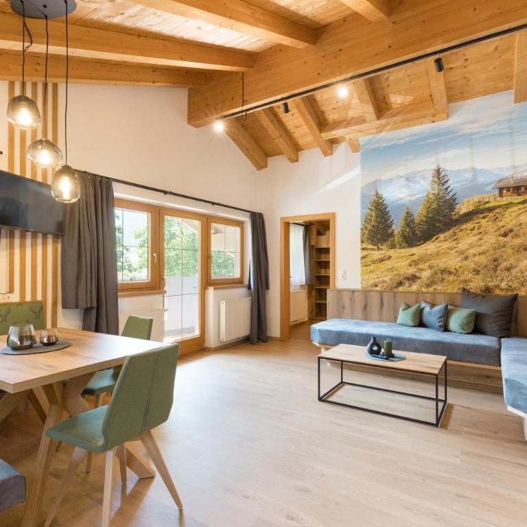 Villa Amsel - Apartment mit 1 Schlafzimmer und Gartenblick - 1