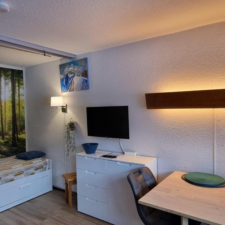Studio lumineux pour 4 pers. au pied des pistes, balcon sud, animaux admis - Studio - 8
