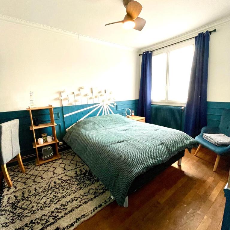Lumineuse chambre proche Gare de Lyon - Chambre Double Deluxe avec Douche - 8