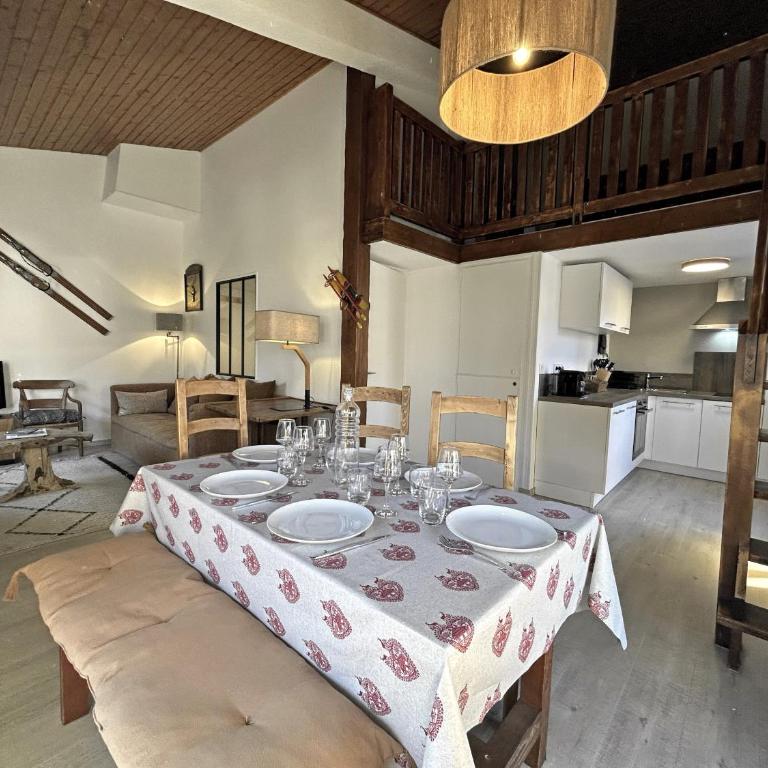 NOUVEAU A LA LOCATION Escale Blanche 1 Appartement 3 etoile avec mezzanine centre du village - Appartamento con Vista Montagna - 2