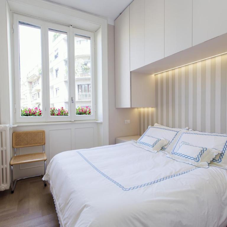 Marcora 6v luxury living apartment in Brera - 15min walk to Duomo - Appartamento con 2 Camere da Letto e Balcone - 2