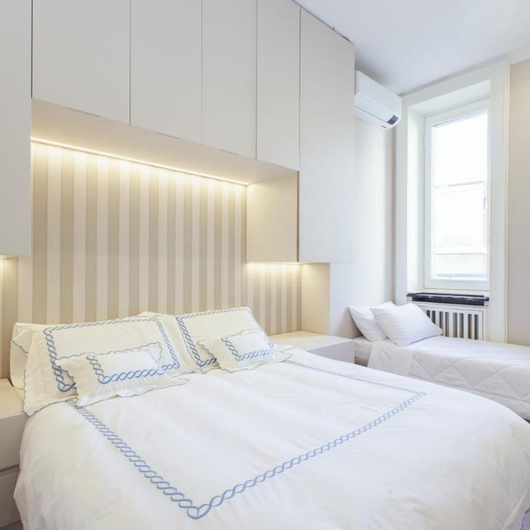 Marcora 6v luxury living apartment in Brera - 15min walk to Duomo - Appartamento con 2 Camere da Letto e Balcone - 8