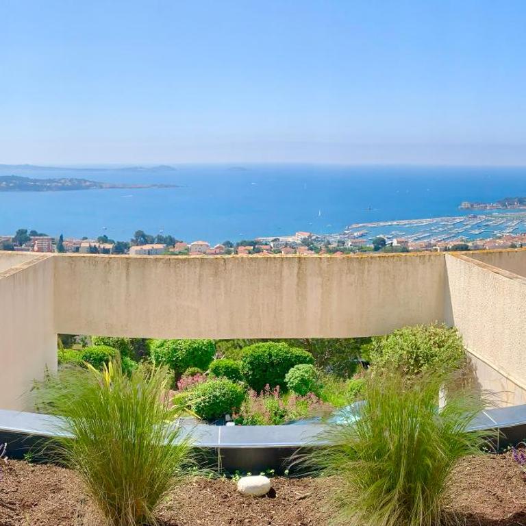 T2 vue mer exceptionnelle avec grande terrasse plein sud wifi piscine - Apartamento de 1 dormitorio con vistas al mar - 24