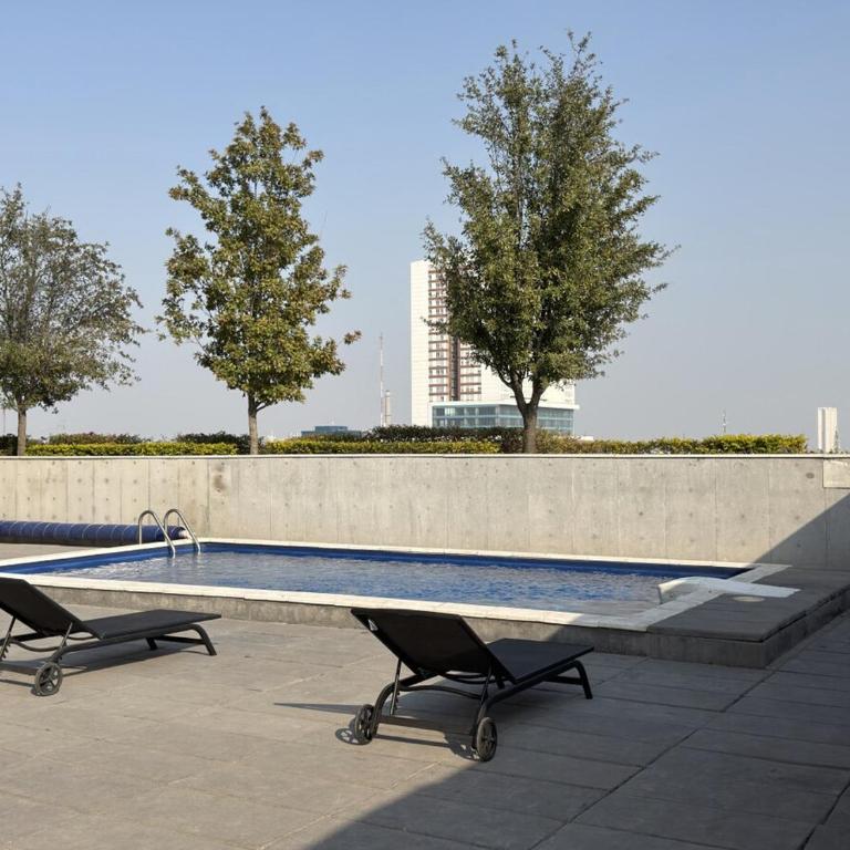 Dpto céntrico con Piscina y Gym - Two-Bedroom Apartment with Balcony - 34