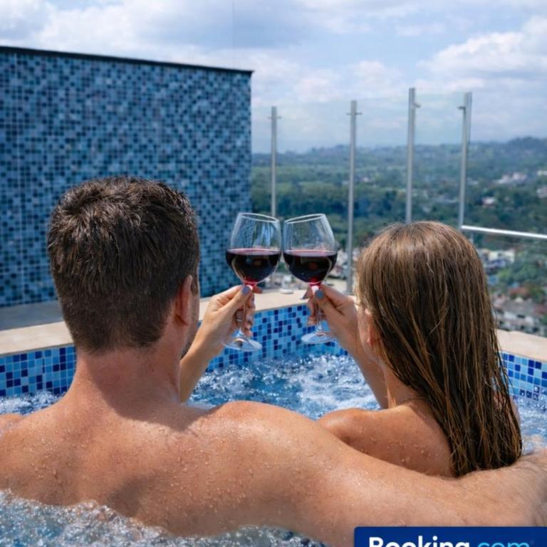 Amara 305 Premium Parqueadero Balcón Jacuzzi Piscina Rooftop - Apartamento de 2 dormitorios - 22
