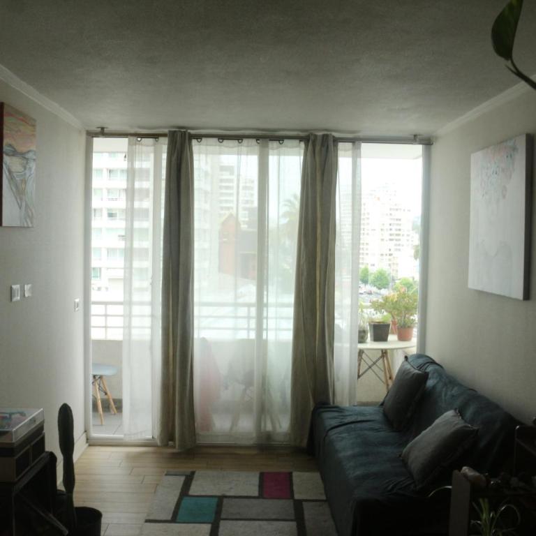Depto Centro Viña del mar a pasos estacion Miramar - One-Bedroom Apartment - 1