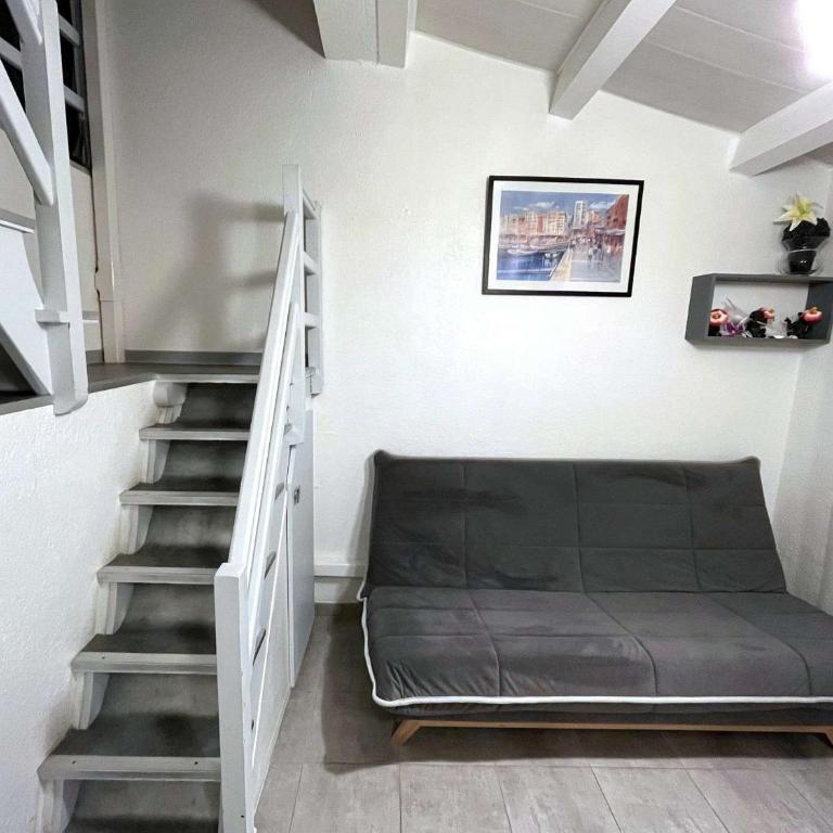 Studio mezzanine climatisé pour 5 avec parking, à 800m de la plage - FR-1-607-238 - Apartment - 4