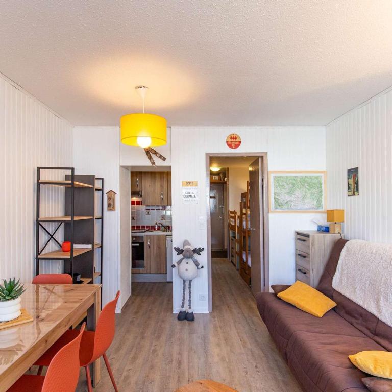 Studio cabine 5 pers, proche pistes, La Mongie - FR-1-404-364 - Estudio - 2