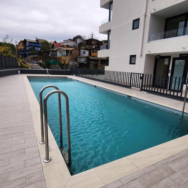 Departamento Familiar con Piscina, Terraza y Estacionamiento - Two-Bedroom Apartment - 20