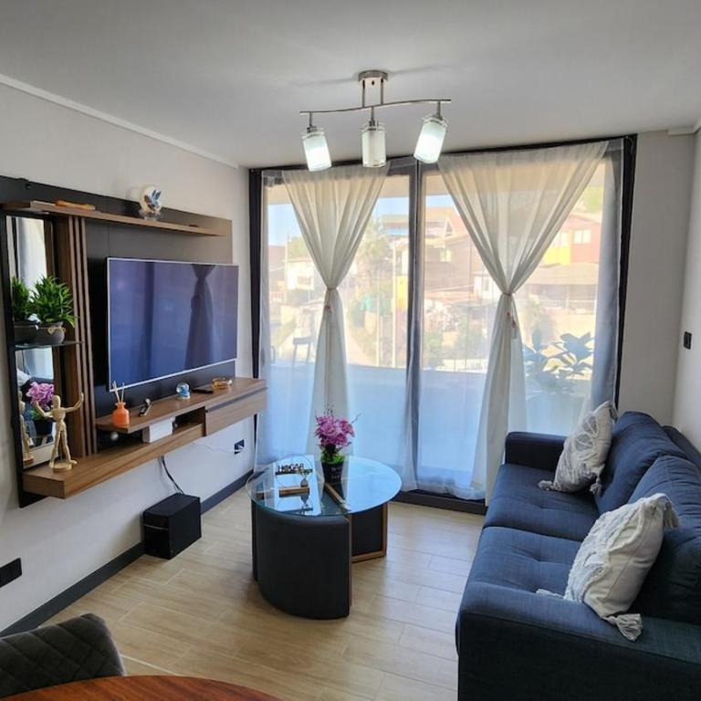 Departamento Familiar con Piscina, Terraza y Estacionamiento - Two-Bedroom Apartment - 37