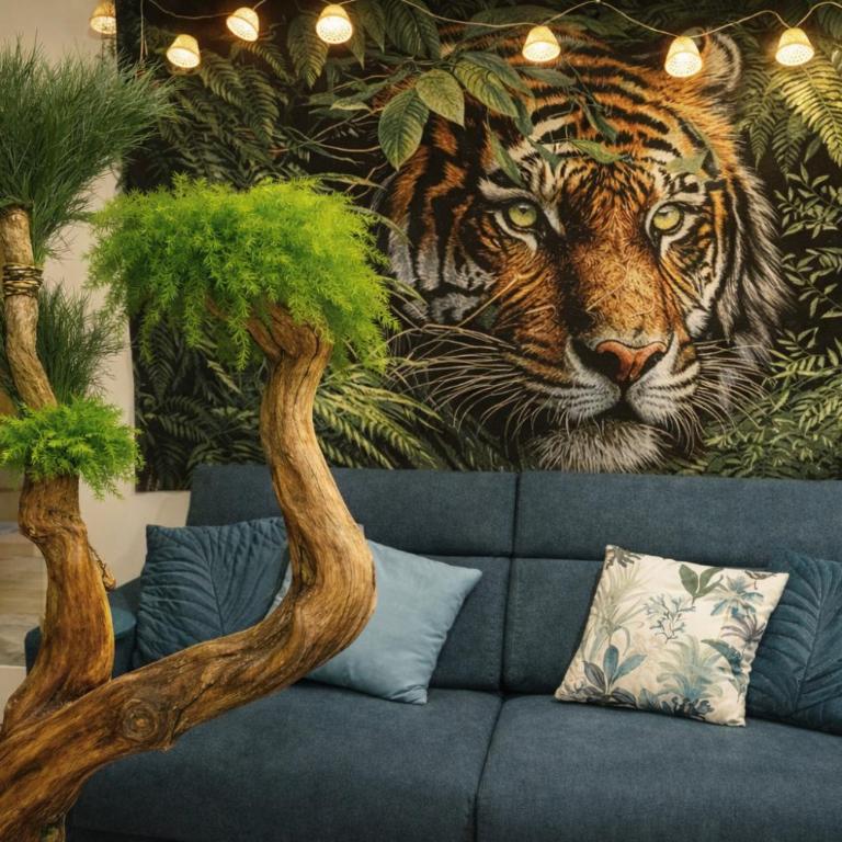 Jungle Spa - Cocon tropical et romantique avec balnéo en plein coeur de Pézenas ! - Appartement 1 Chambre - 12