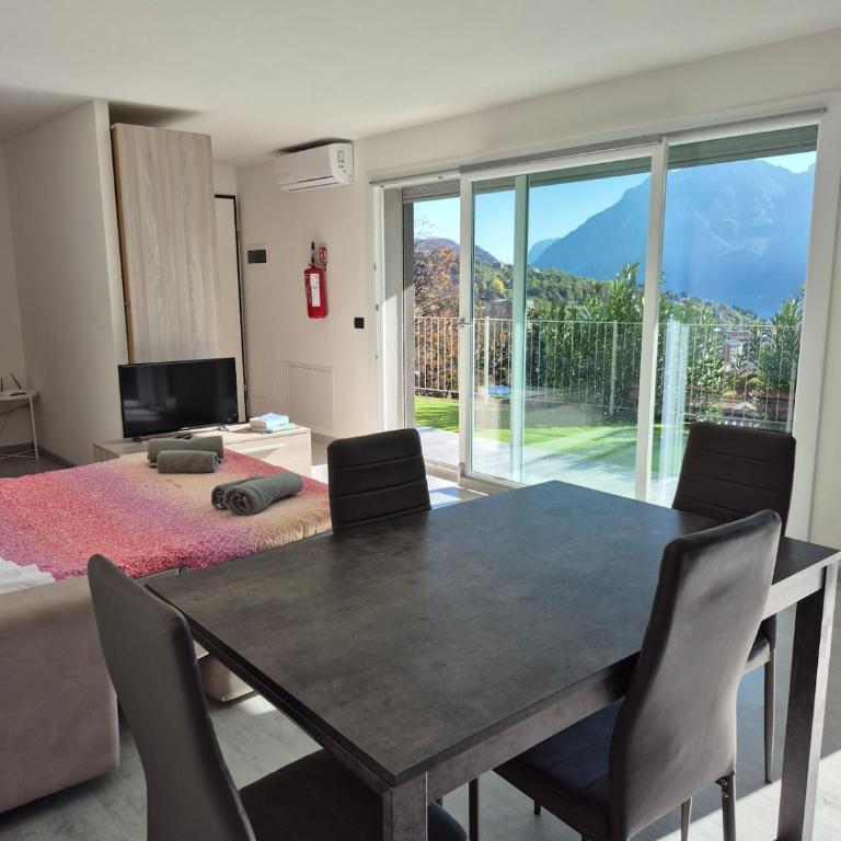 Lake view apartment and private covered parking space- La Terrazza di Jo - Monolocale con Vista Lago - 14