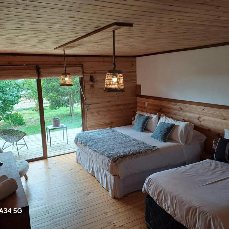 Eco Lodge Casa verde - Habitación Cuádruple con vistas al mar - 5