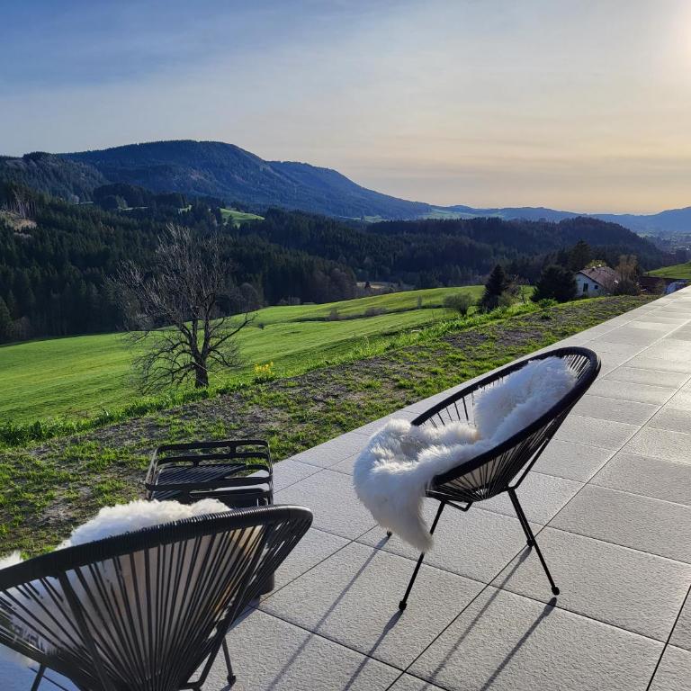 Alpinchalet Bergahorn - luxeriöse Wohnung mit Sauna und grosser Terrasse - Apartment mit 3 Schlafzimmern - 42