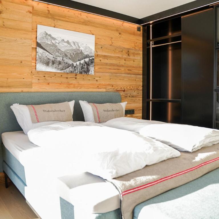 Alpinchalet Bergahorn - luxeriöse Wohnung mit Sauna und grosser Terrasse - Apartment mit 3 Schlafzimmern - 60