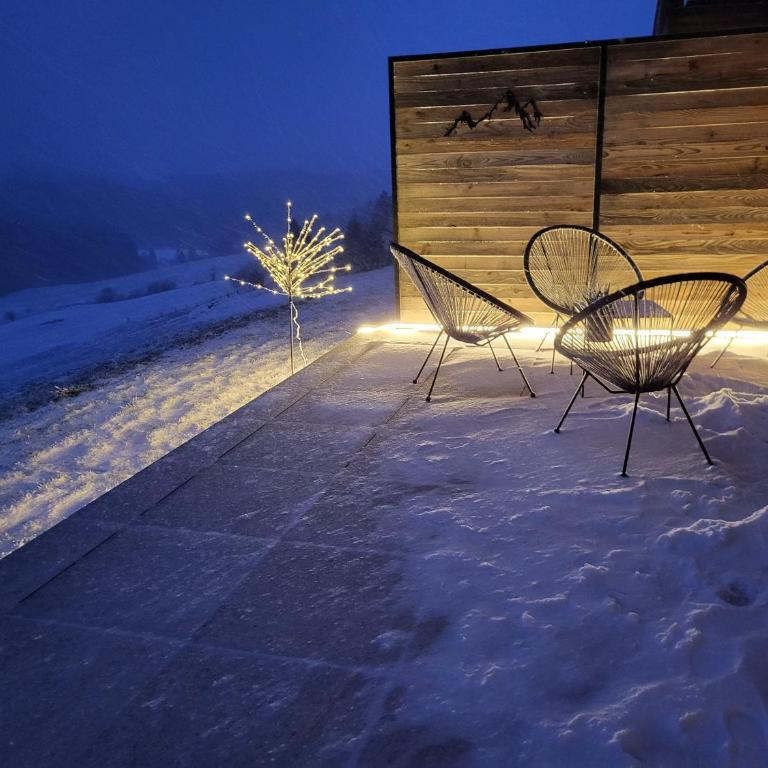 Alpinchalet Bergahorn - luxeriöse Wohnung mit Sauna und grosser Terrasse - Apartment mit 3 Schlafzimmern - 75