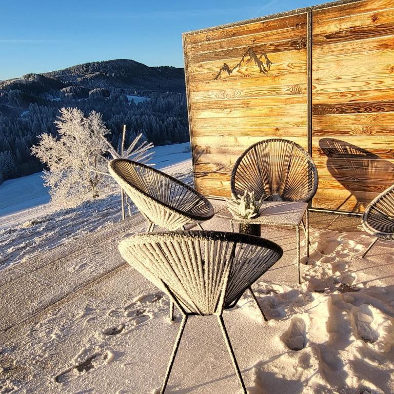 Alpinchalet Bergahorn - luxeriöse Wohnung mit Sauna und grosser Terrasse - Apartment mit 3 Schlafzimmern - 78