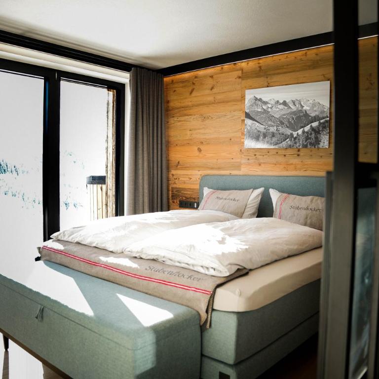 Alpinchalet Bergahorn - luxeriöse Wohnung mit Sauna und grosser Terrasse - Apartment mit 3 Schlafzimmern - 91