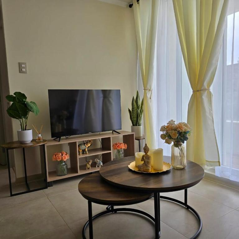 Depto Mi refugio La Serena Beach 2D-1B - Two-Bedroom Apartment with Pool View - 59