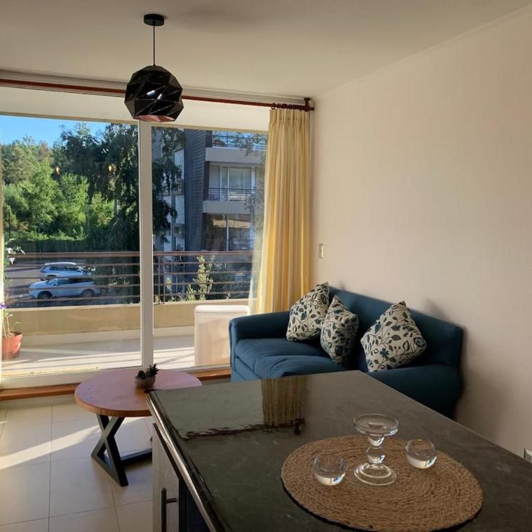 Depto Camino al Volcán Vista, Quincho & Piscina - One-Bedroom Apartment - 9