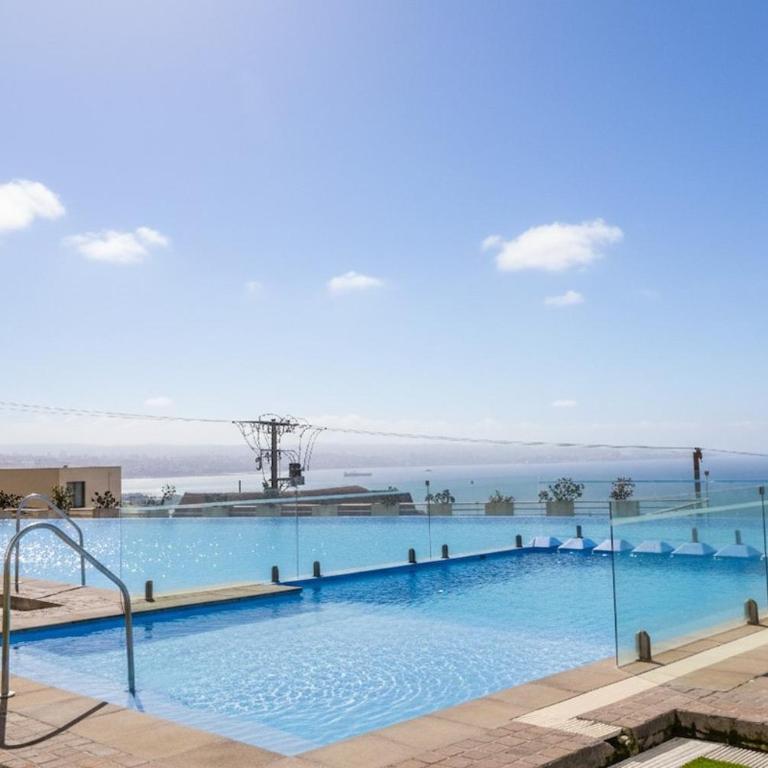 Departamento estudio en Reñaca con terraza y vista a la piscina - One-Bedroom Apartment - 25
