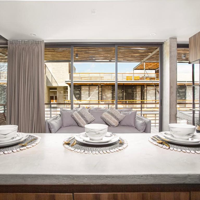 Nuju Rentals - Luxury Apartments with Pool Jacuzzi and Sauna - Apartamento con balcón - 9