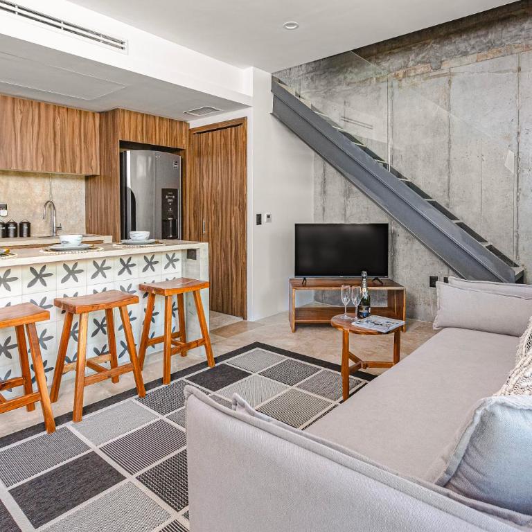 Nuju Rentals - Luxury Apartments with Pool Jacuzzi and Sauna - Apartamento con balcón - 11