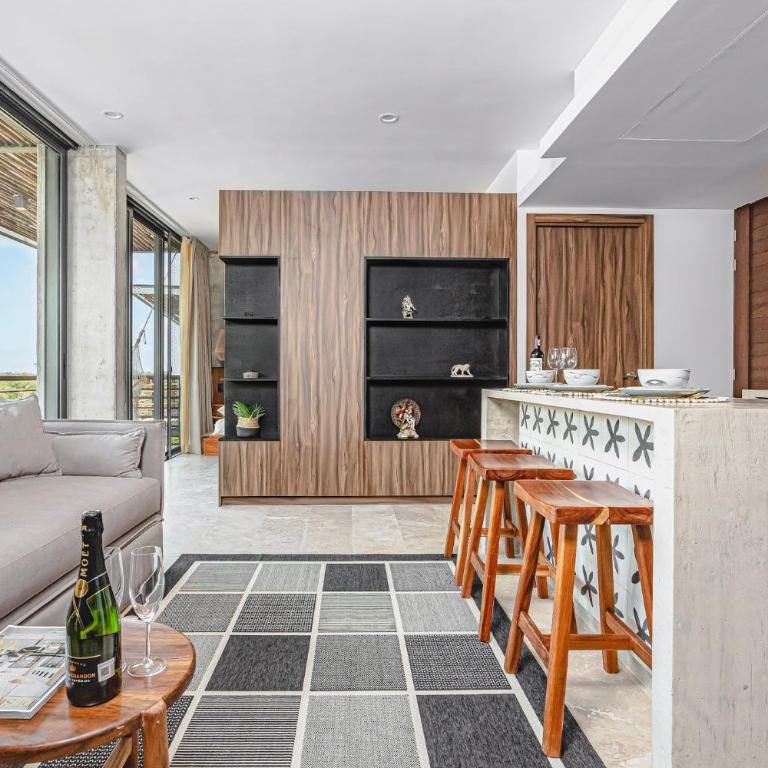Nuju Rentals - Luxury Apartments with Pool Jacuzzi and Sauna - Apartamento con balcón - 14