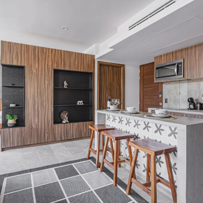Nuju Rentals - Luxury Apartments with Pool Jacuzzi and Sauna - Apartamento con balcón - 4