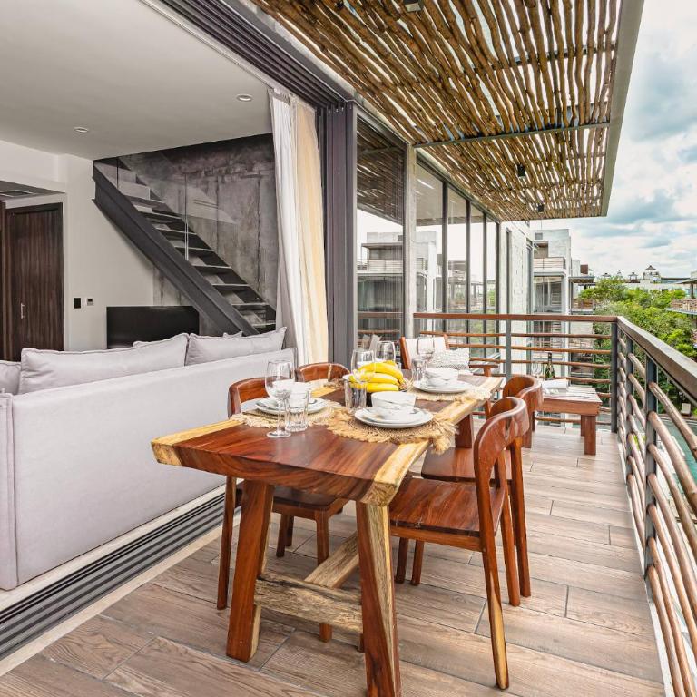 Nuju Rentals - Luxury Apartments with Pool Jacuzzi and Sauna - Apartamento con balcón - 21