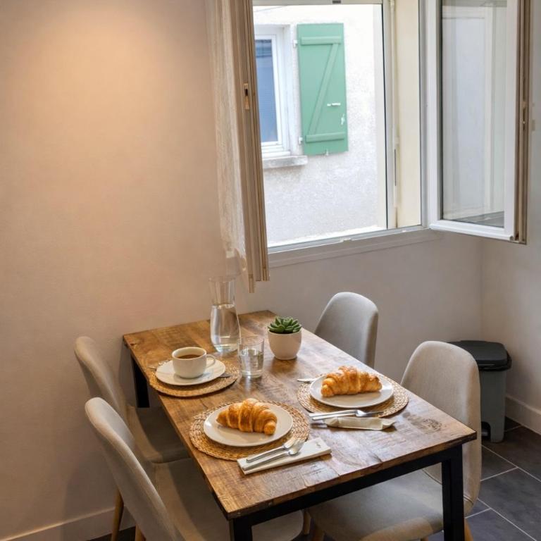 Havre de paix lumineux et cosy au calme proche du centre avec TV et Wifi - Appartement 1 Chambre - 6