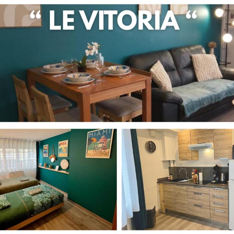 Le Vitoria- Calais Ville - gare - ferry - eurotunnel - Appartement 2 Chambres - 1