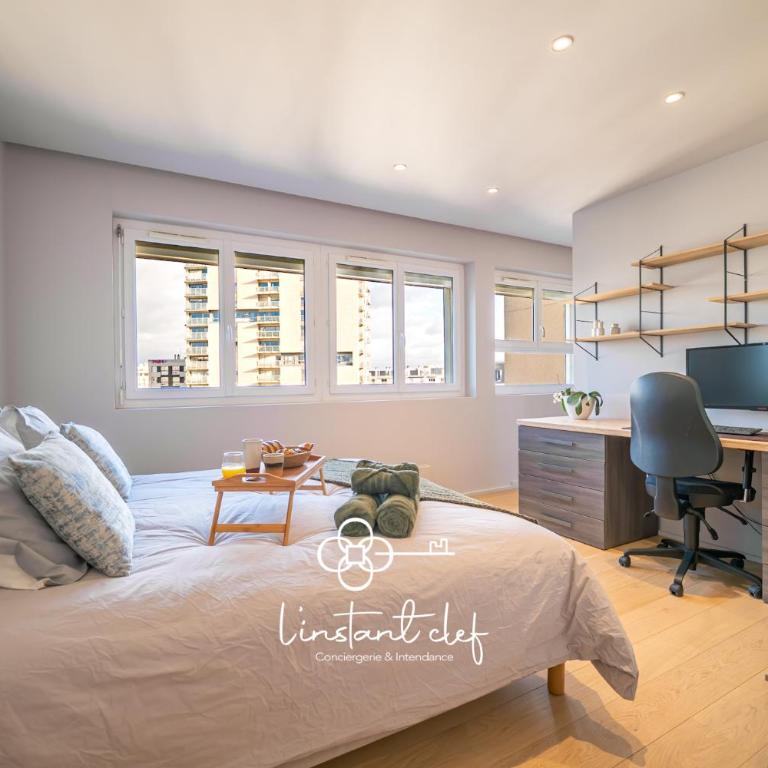 L'Appartement d Exception - Hyper Centre - 3 suites, Parking & Billard - Appartement 3 Chambres Premium avec Balcon - 4