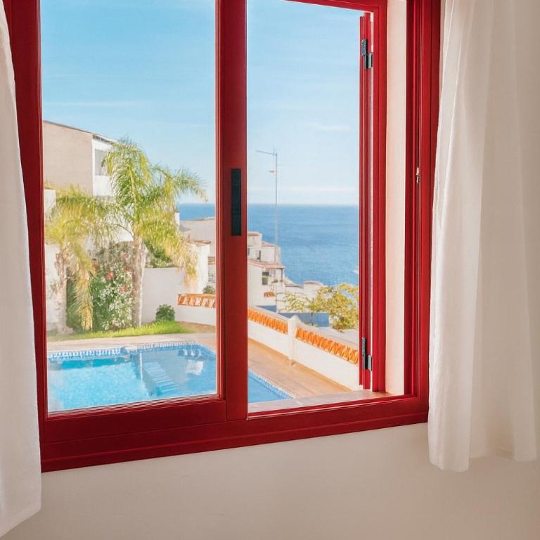 Gran terraza con vistas al mar, piscina y parking privado - Apartamento de 2 dormitorios - 21
