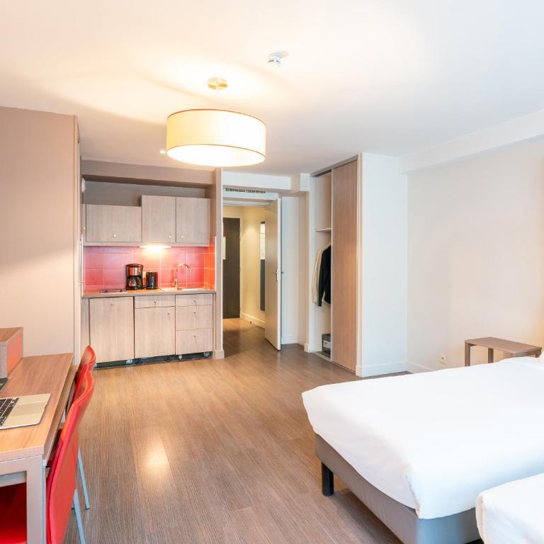 B&B HOME Caen Centre Gare - Twin Studio - Orne view - 2