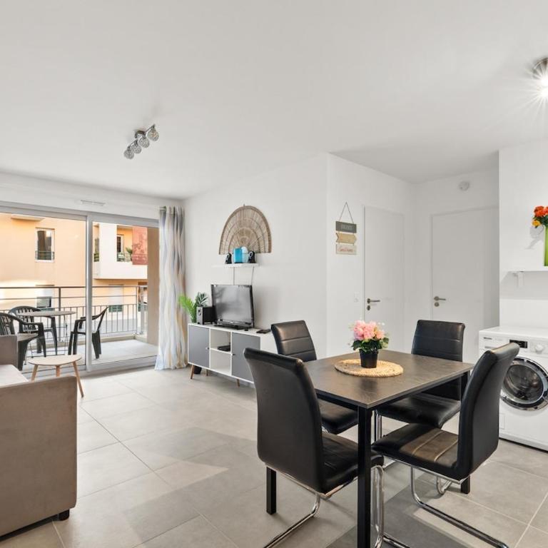 Juan Les Pins Center 2P Parking Terrasse - Apartment mit 1 Schlafzimmer - 9