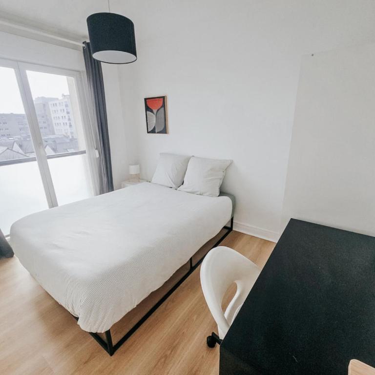 Stopover in Reims - 3 bedroom apartment - Balcony - Apartamento de 3 dormitorios - 16