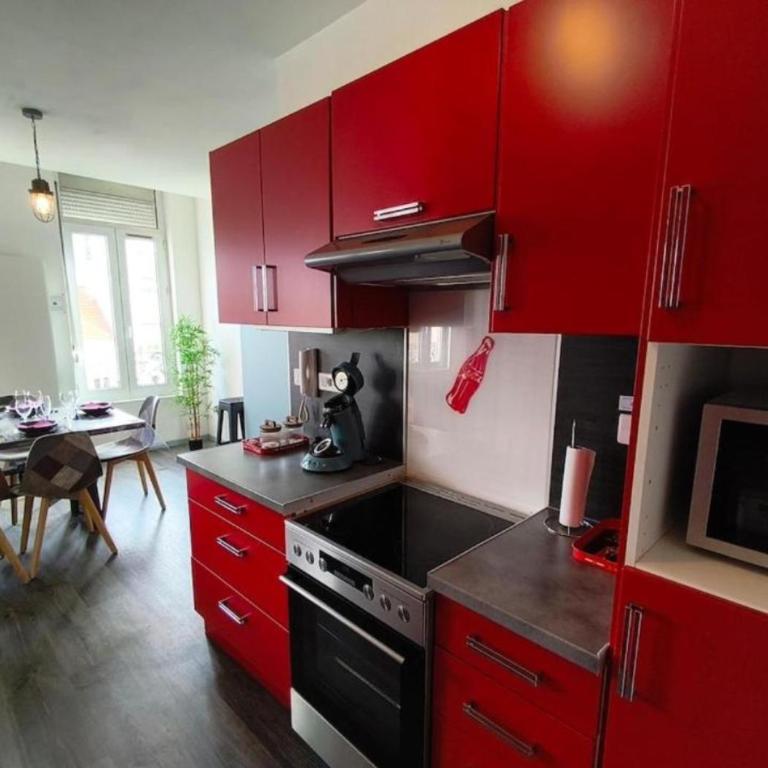 Le Jacquard Roof top- Duplex spacieux -Hypercentre Calais - Two-Bedroom Apartment - 17