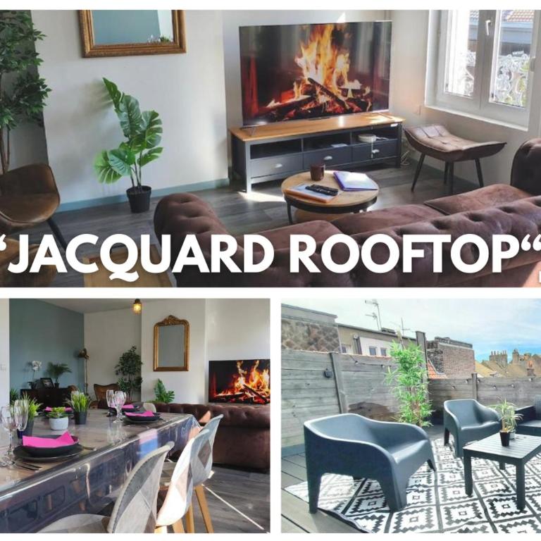 Le Jacquard Roof top- Duplex spacieux -Hypercentre Calais - Two-Bedroom Apartment - 1