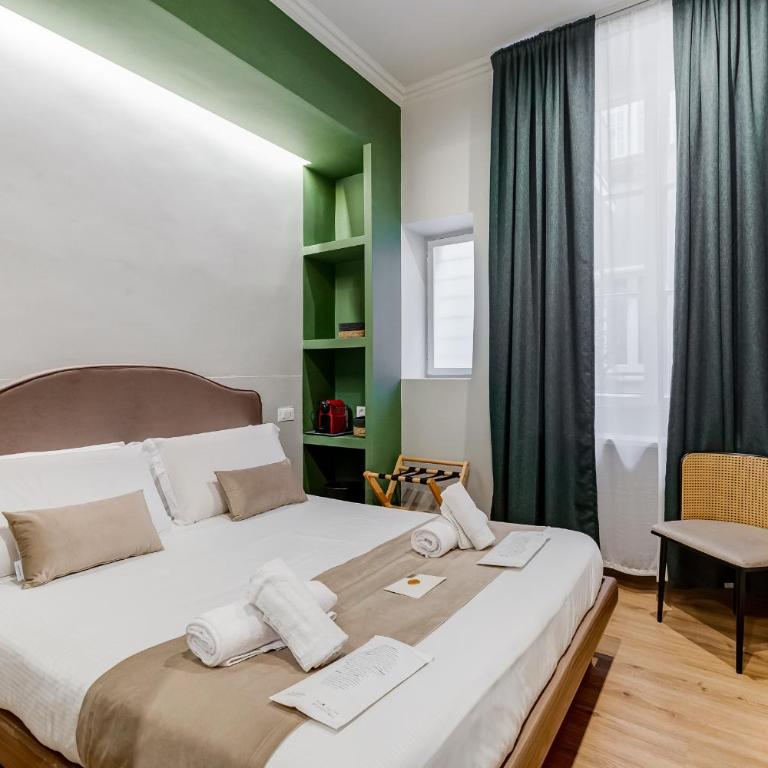 Vivilo Collection - Charme 24 Suites - Close to Via Veneto - Camera Matrimoniale Piccola - 12