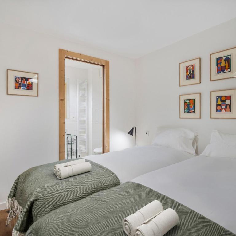 Grand appartement ski in/ski out pour 10 pers. à Saint Martin de Belleville, WiFi, balcon - Appartement 5 Chambres - 7