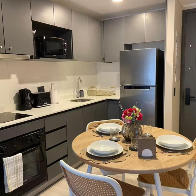 Hermoso Departamento en Ñuñoa con Estacionamiento - One-Bedroom Apartment - 6