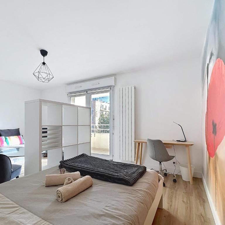 Le Jules Verne - Classé 2 étoiles - Tout confort - Balcon sur cour - Apartment mit 1 Schlafzimmer - 11